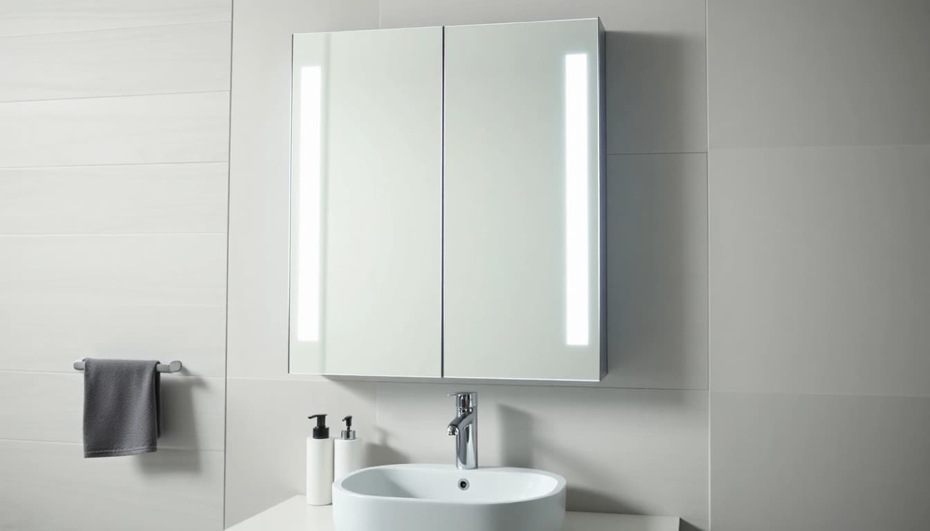 Highlighting a luxurious led bathroom mirror cabinet that enhances modern interiors.