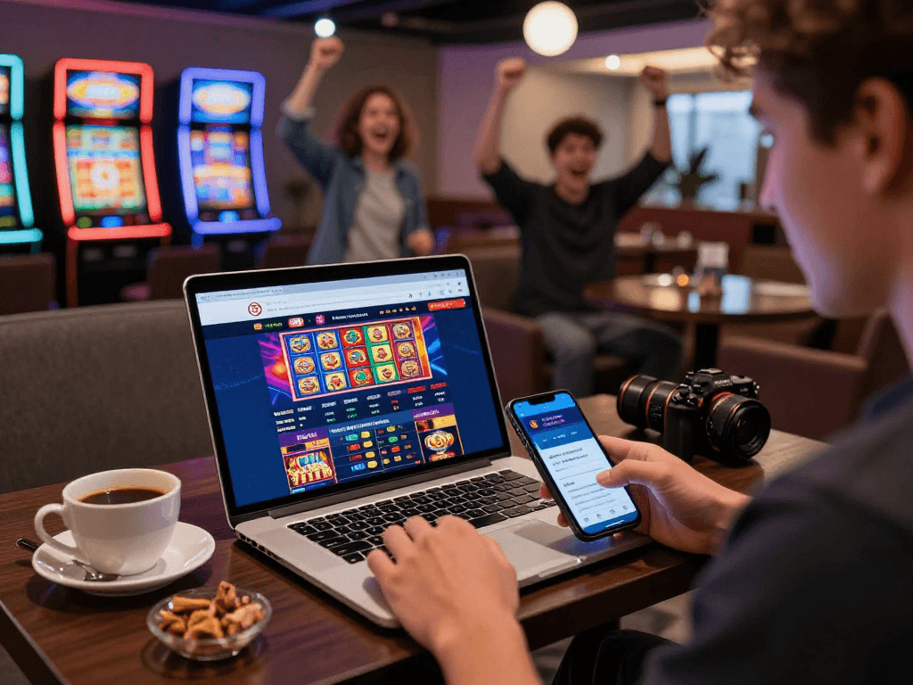Người chơi Đăng ký Jin88 tại môi trường casino trực tuyến sôi động với nhiều trò chơi hấp dẫn.