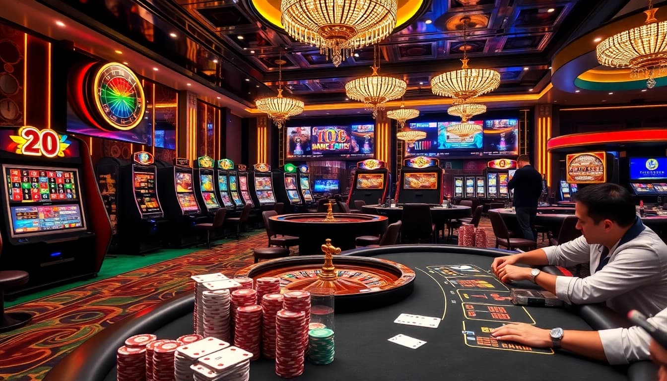 Vivez l'excitation d'un casino fiable en ligne avec des jeux virtuels captivants et une décoration vibrante.