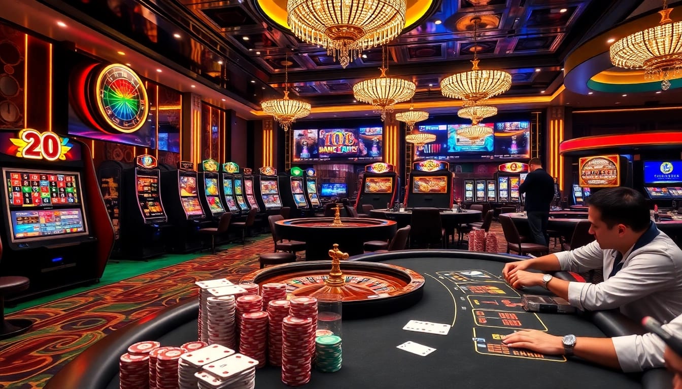 Vivez l'excitation d'un casino fiable en ligne avec des jeux virtuels captivants et une décoration vibrante.