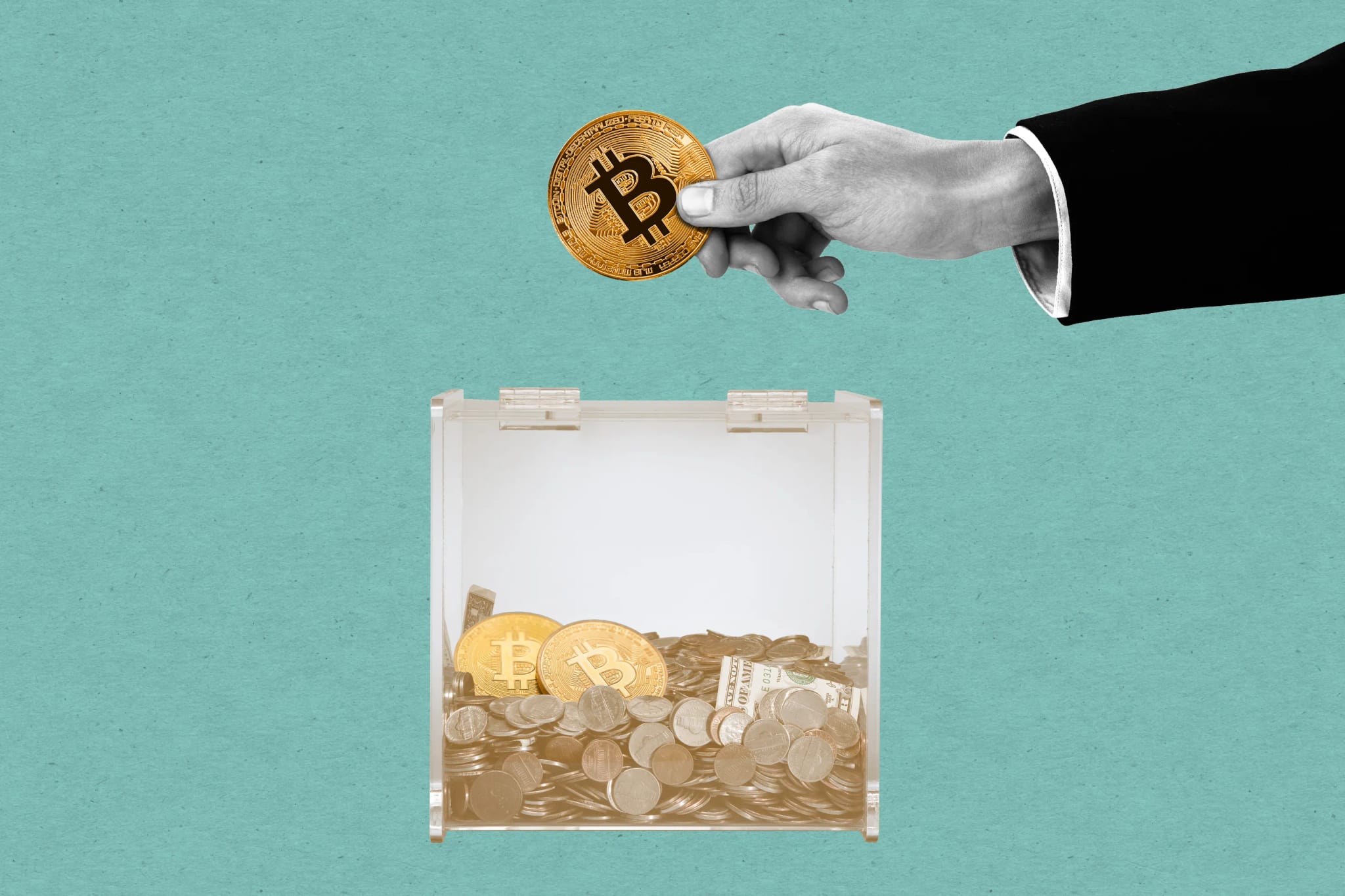 Crypto charity donations