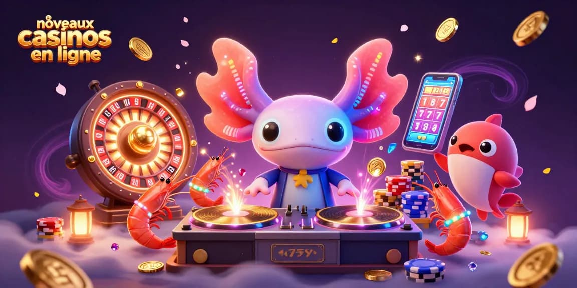 Les nouveaux casinos en ligne offrent une expérience immersive avec un DJ axolotl coloré et des jeux palpitants.