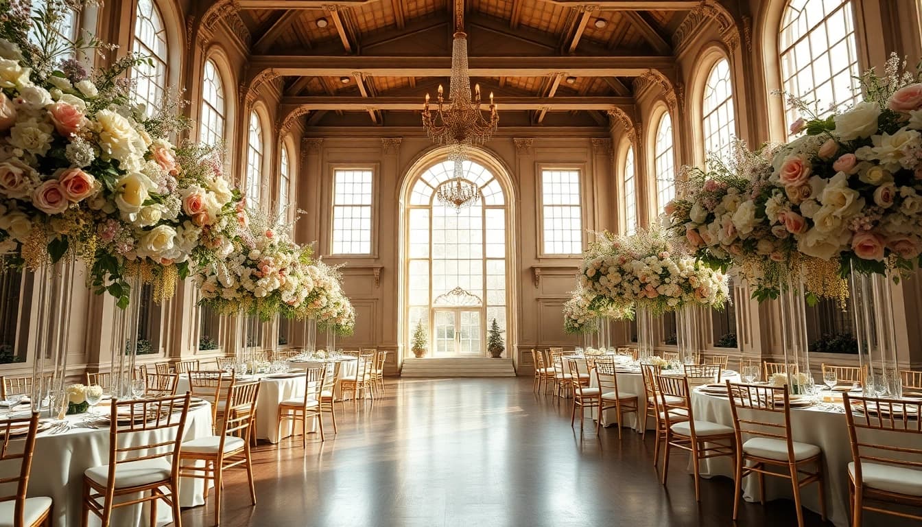 Experience the Wedding Event Space Jacksonville with elegant decor and a romantic atmosphere.