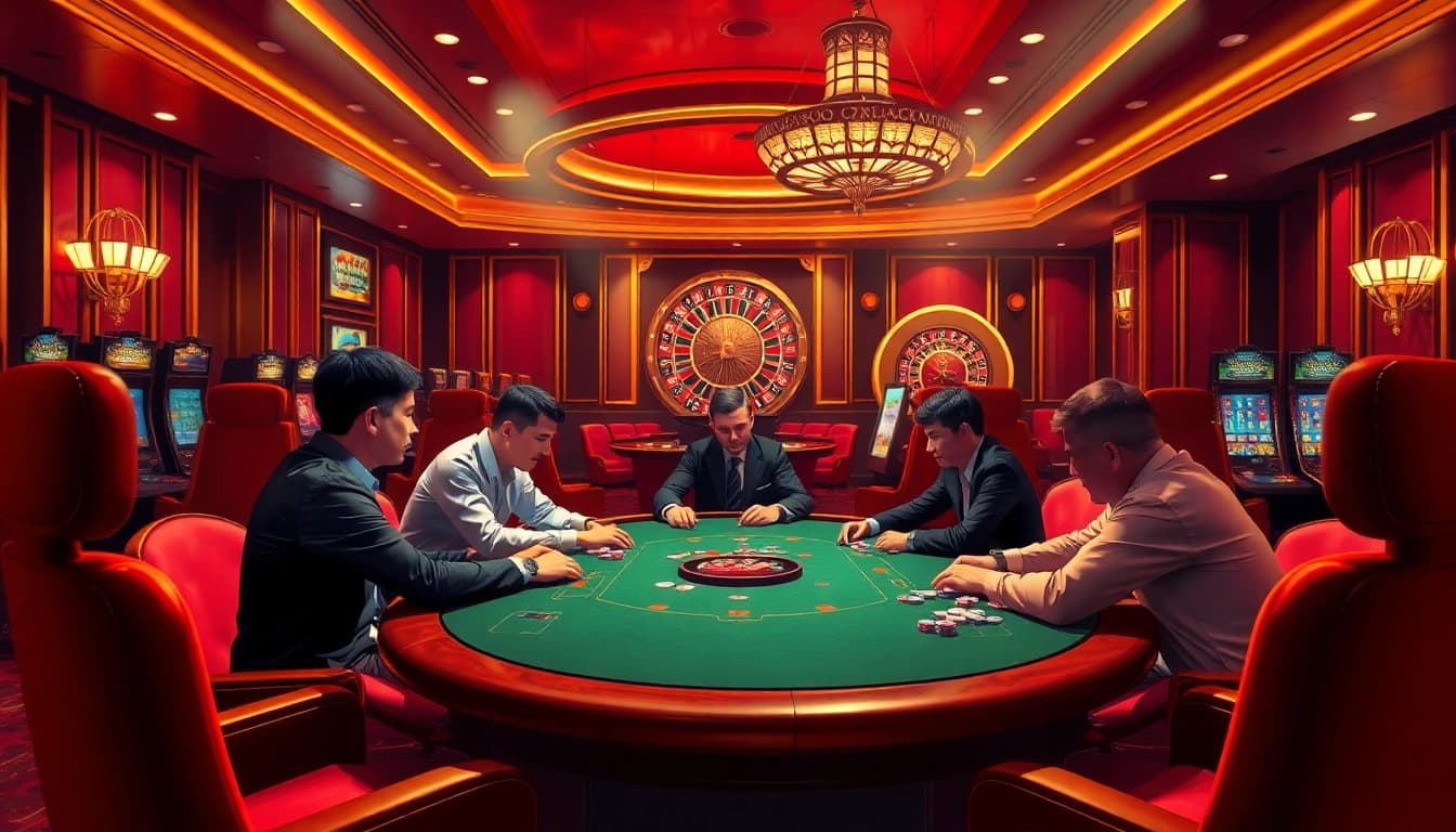 Vivez l'excitation du casino en ligne Français 2026 avec une partie de poker à enjeux élevés mettant en vedette des joueurs professionnels.