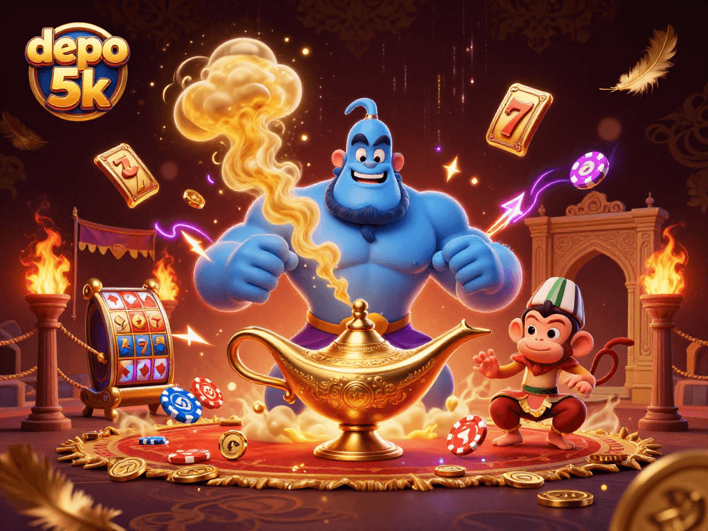 Spin the reels with depo 5k while enjoying 3D characters and dynamic casino elements.