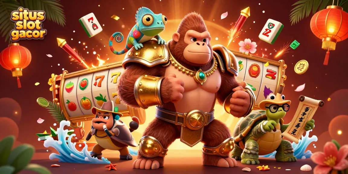 Experience thrilling adventures at situs slot gacor with dynamic slot reels and vibrant symbols in 3D.