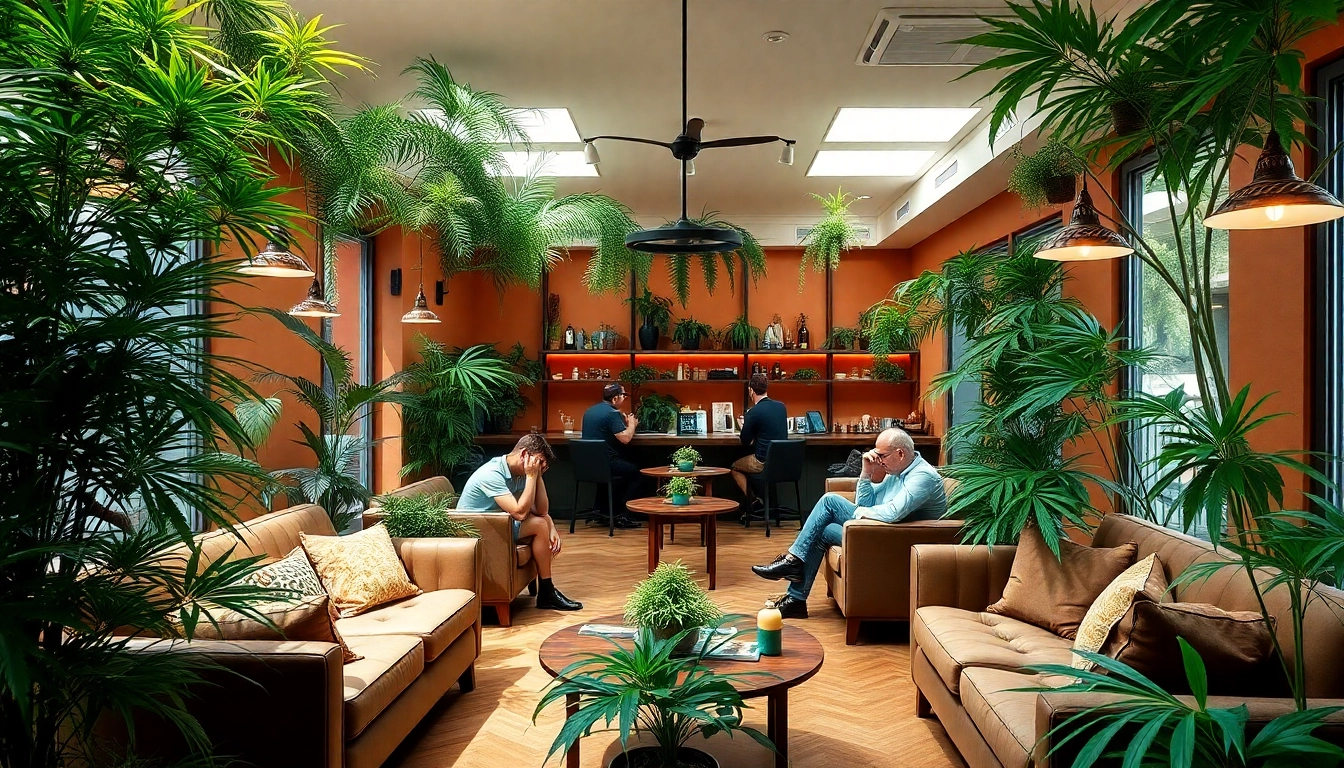 Vibrant atmosphere of cannabis clubs Lloret de Mar inviting patrons to unwind with comfort.