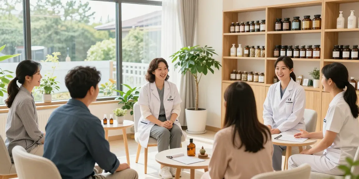 Welcoming 윤빛한의원 environment showcasing holistic health consultations.