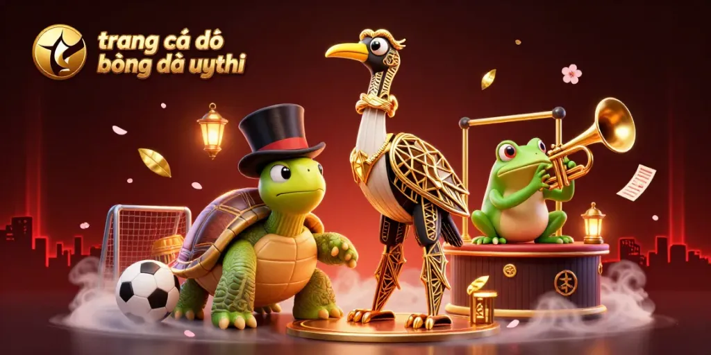 Hình ảnh thể hiện trang cá độ bóng đá uy tín với khung cảnh sôi động và các biểu tượng thể thao hấp dẫn.