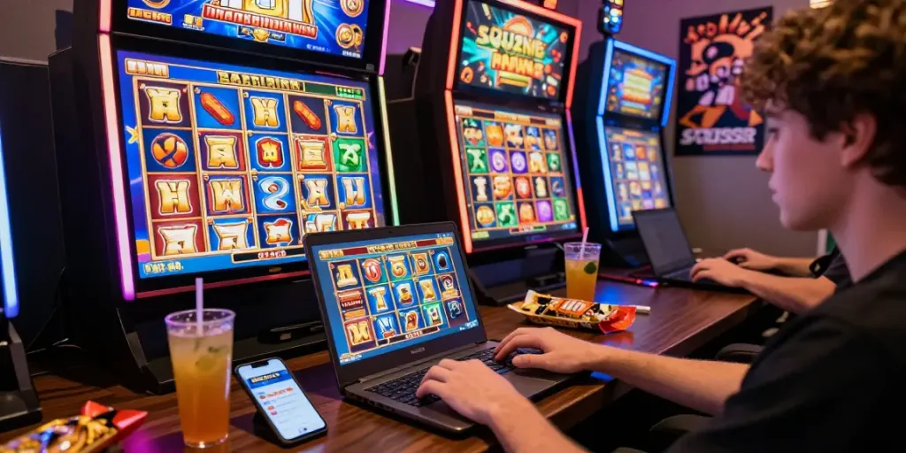 ZEUS222 aplikasi slot gacor dengan pemain yang antusias di meja permainan.