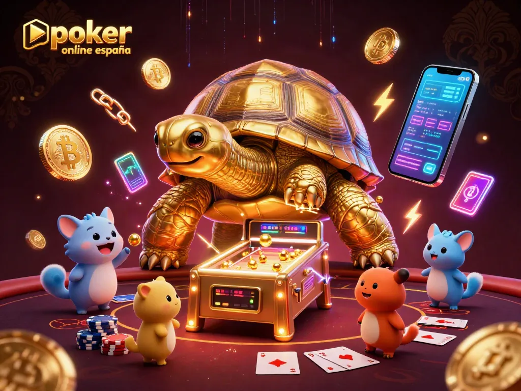 Disfruta del poker online en España con una escena dinámica de juego y elementos atractivos.