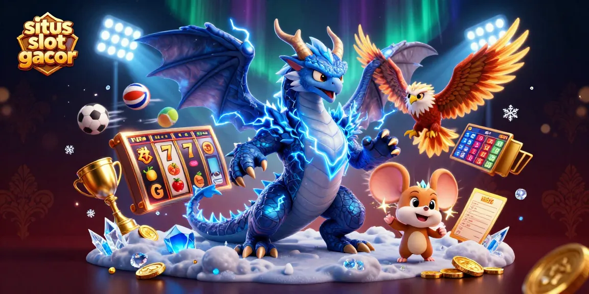 Spin and win big with situs slot gacor in this lively casino scene showcasing exciting gaming elements.