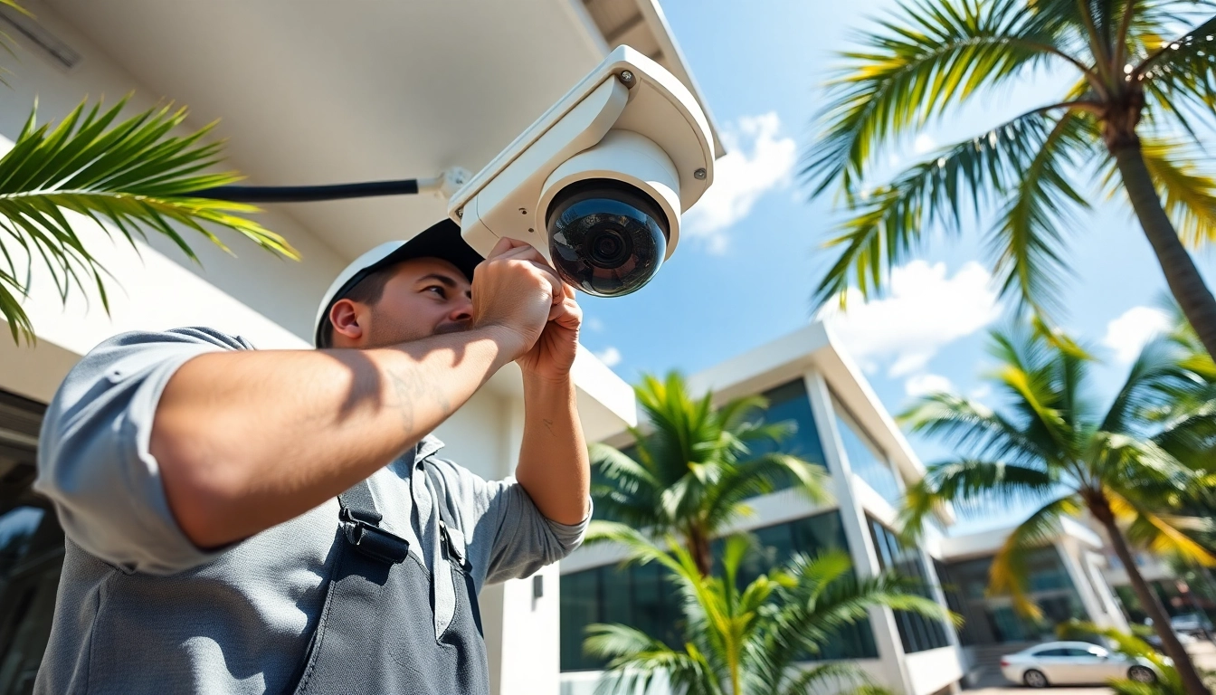 Instalación de Cámaras Hikvision por un técnico en Guanacaste, Costa Rica, que demuestra profesionalismo y tecnología.