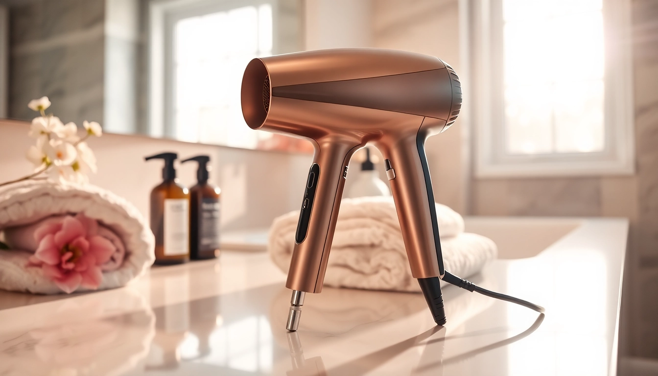 Transform your hair routine with this ionic hair dryer featuring advanced technology and sleek design.