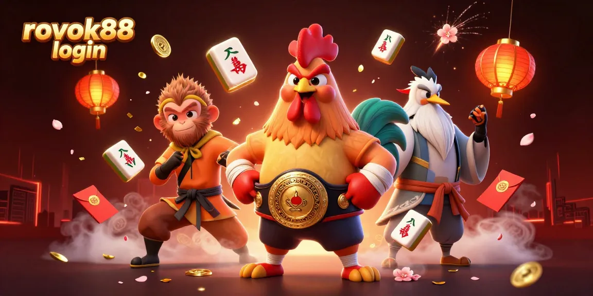 Spin to win with a vibrant rokok88 login scene featuring dynamic gaming elements and colorful characters.