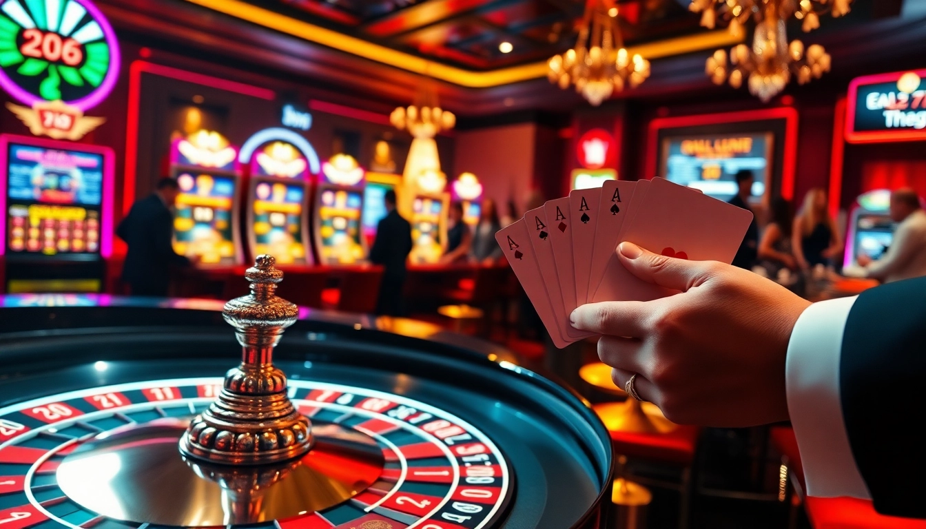Vivez l'excitation au casino en ligne Français 2026 avec des machines à sous vibrantes et une table de roulette captivante.