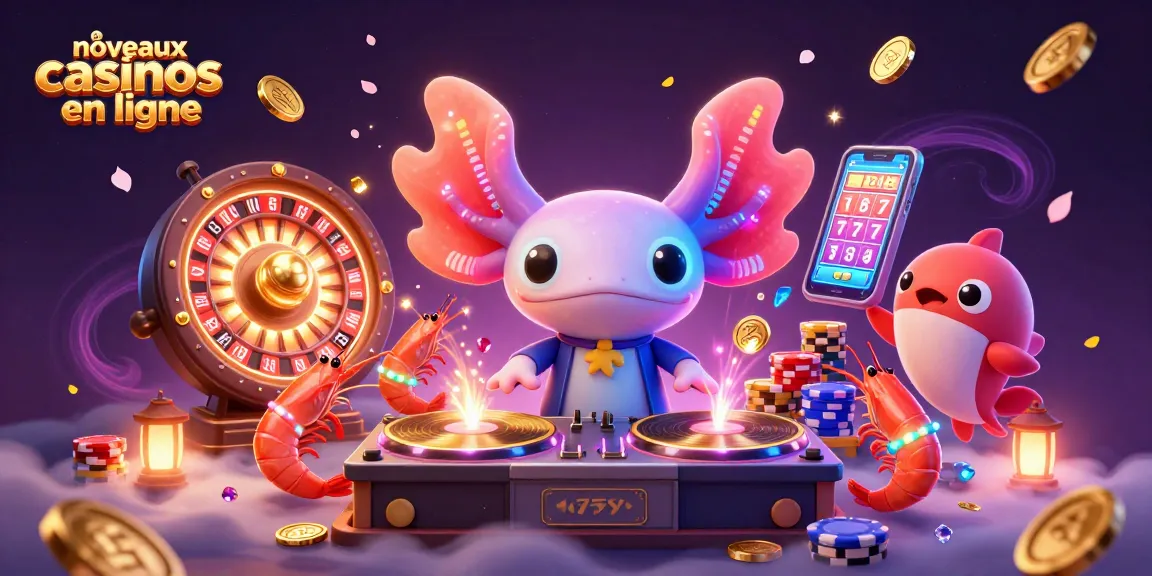 Les nouveaux casinos en ligne offrent une expérience immersive avec un DJ axolotl coloré et des jeux palpitants.