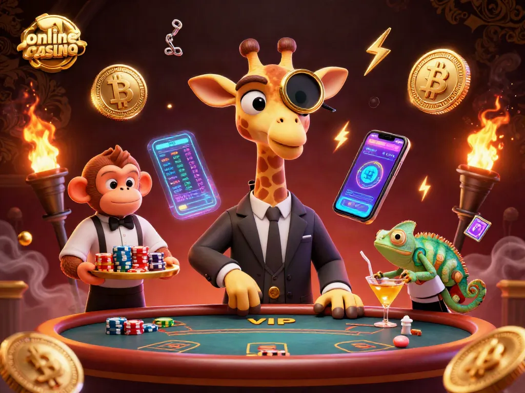 Disfruta del emocionante mundo del casino online con una divertida escena de juego llena de acción.