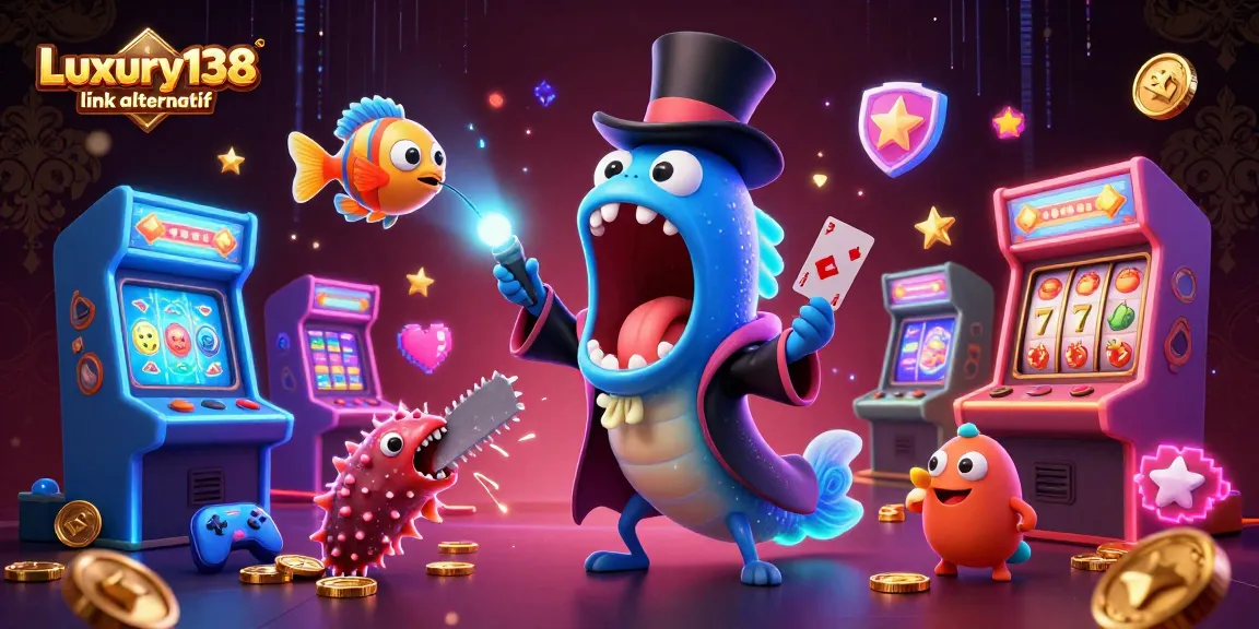Experience thrilling gameplay at Luxury138 link alternatif with animated sea creatures performing magic