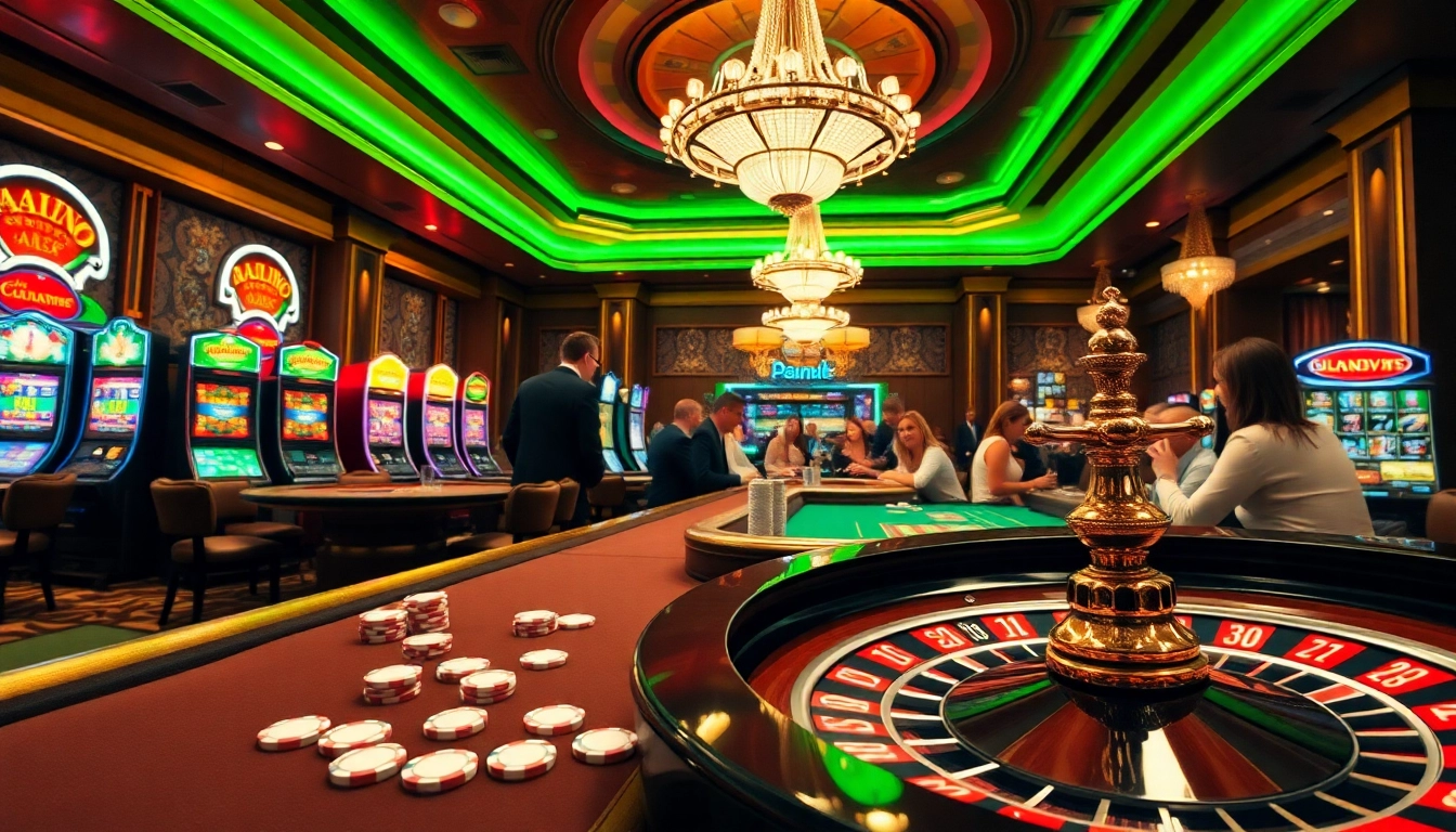 Jouez à des jeux passionnants au casino en ligne France avec des tables de poker vibrantes et des machines à sous colorées.