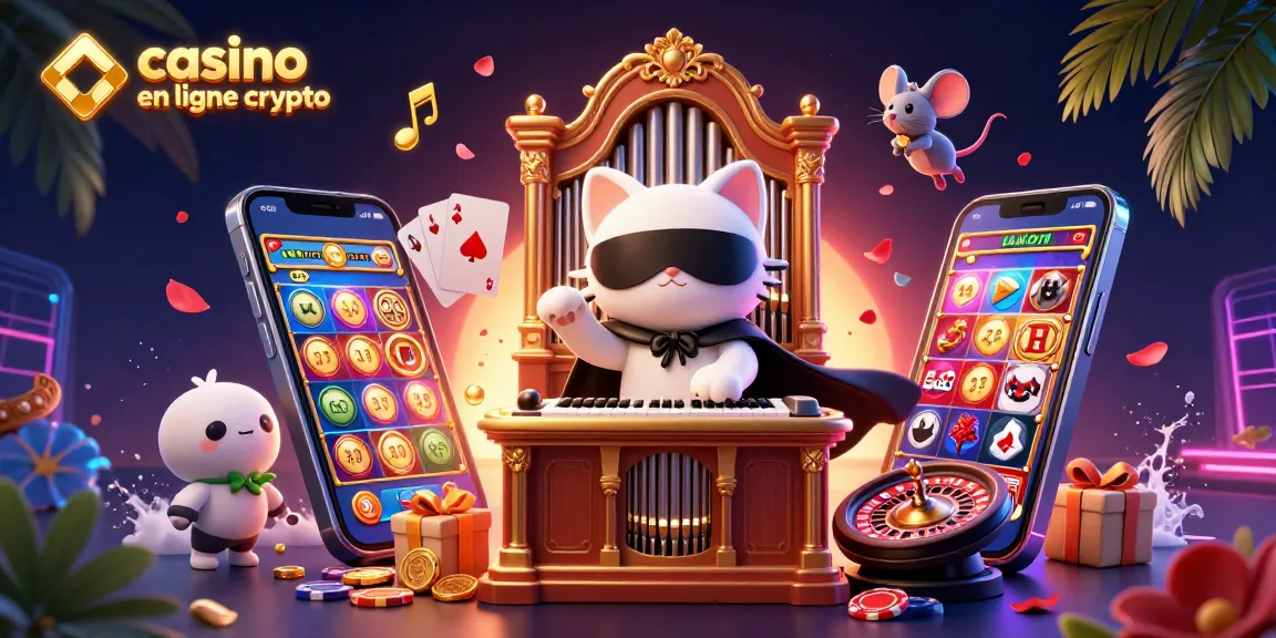 Découvrez l'univers captivant du casino en ligne crypto avec des personnages animés dans un décor enchanteur.