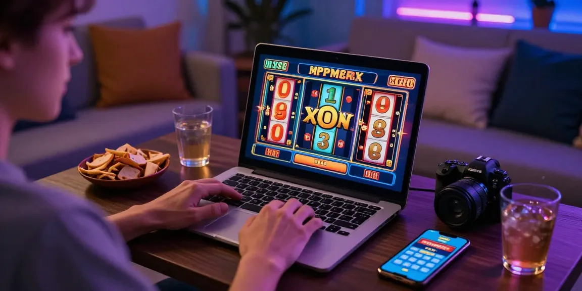 Slot gacor malam ini dalam suasana permainan online yang menegangkan di rumah.