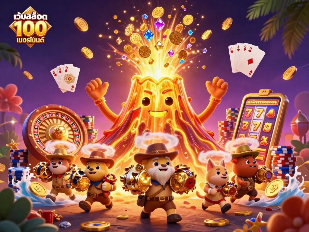 เกมสล็อตเว็บสล็อต แท้ 100 เปอร์เซ็นต์ พร้อมด้วยขุมทรัพย์มากมายและควันโชคชะตา