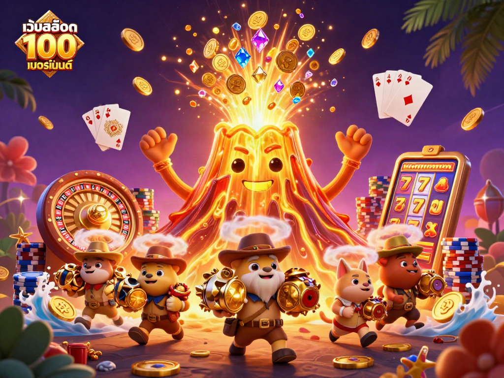เกมสล็อตเว็บสล็อต แท้ 100 เปอร์เซ็นต์ พร้อมด้วยขุมทรัพย์มากมายและควันโชคชะตา