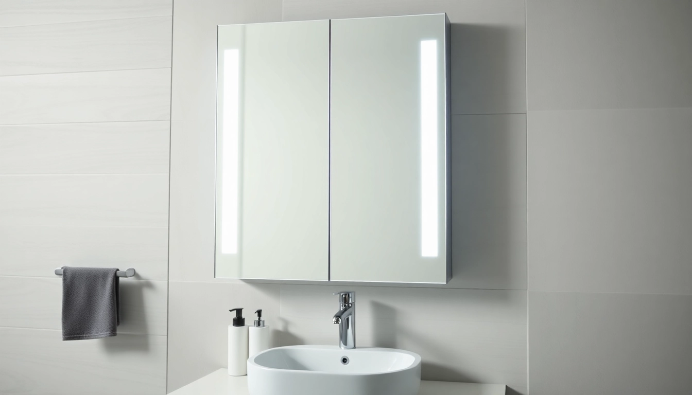 Highlighting a luxurious led bathroom mirror cabinet that enhances modern interiors.