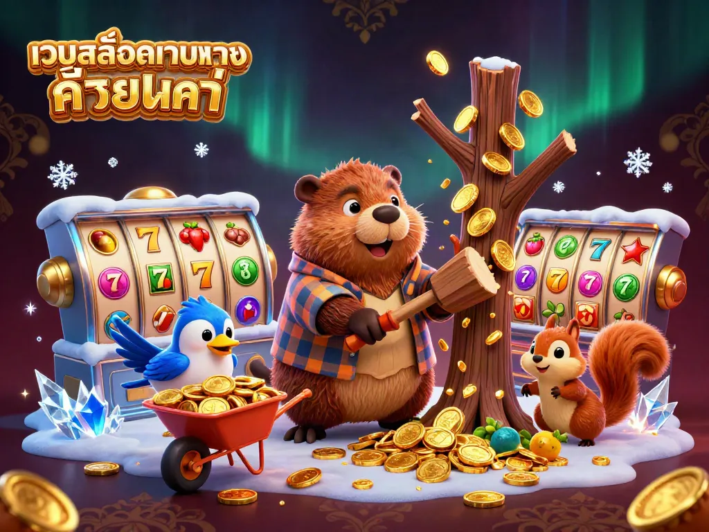 เล่น เว็บสล็อตเว็บตรง ค่ายใหญ่ ที่มีบีเวอร์และเหรียญทองคืนกลับจากการสล็อต