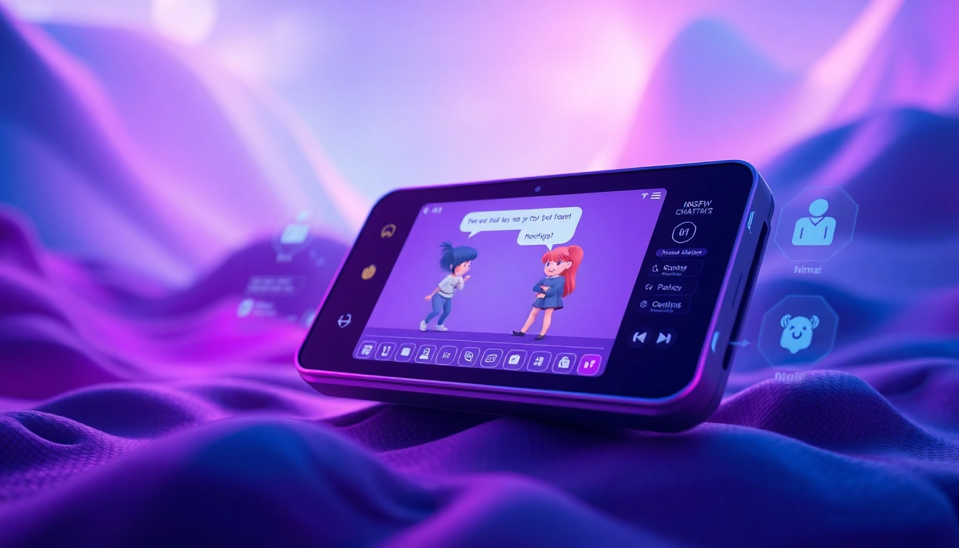 Engaging interface of an nsfw ai chatbot showcasing interactive features and immersive character experiences.