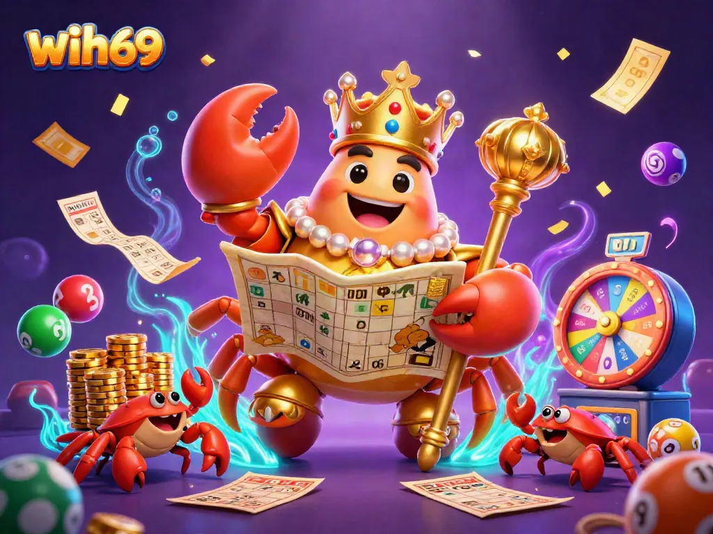 Menangkan jackpot dengan wih69, gambar 3D menarik untuk promosi permainan daring.
