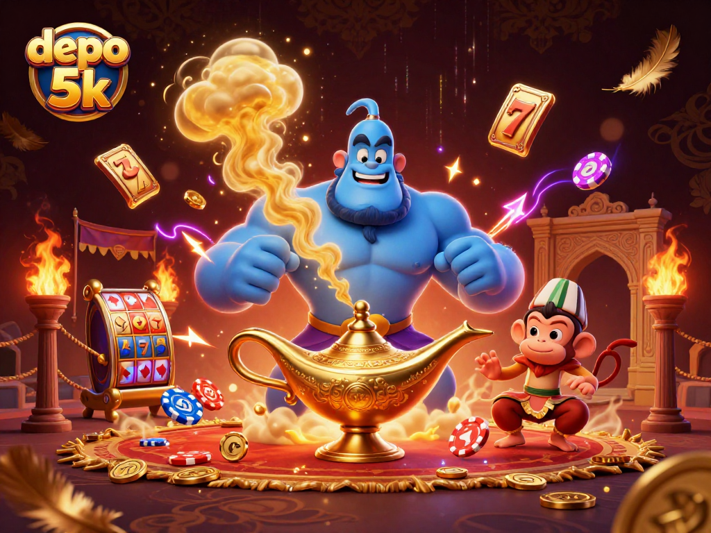 Spin the reels with depo 5k while enjoying 3D characters and dynamic casino elements.