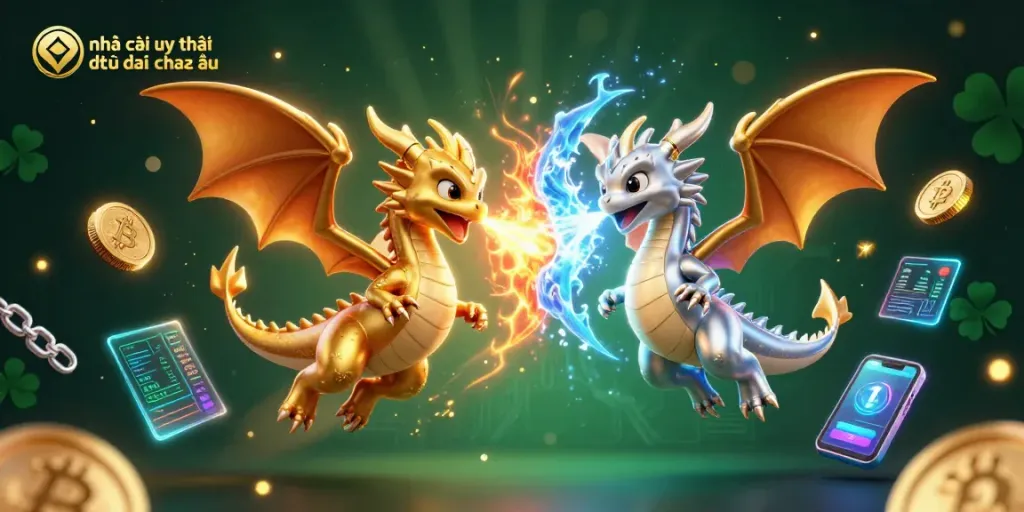 Trải nghiệm nhà cái uy tín đến từ châu Âu với hình ảnh những con rồng cartoon 3D và tiền mã hóa.
