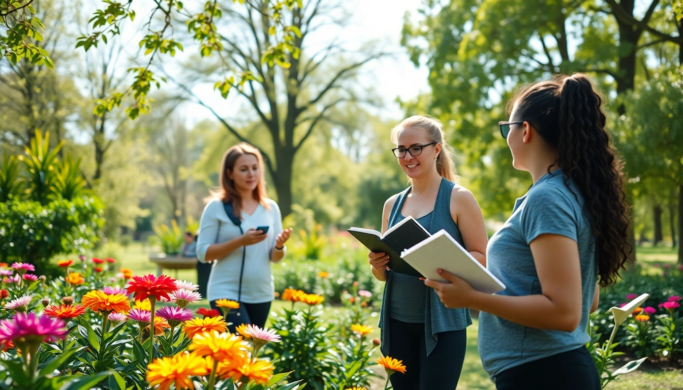 Enhance your healthspan with a wellness coach guiding clients in a lively outdoor setting.