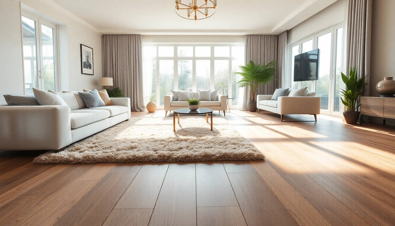 Transform your living space with luxury vinyl flooring featuring elegant design and textures.