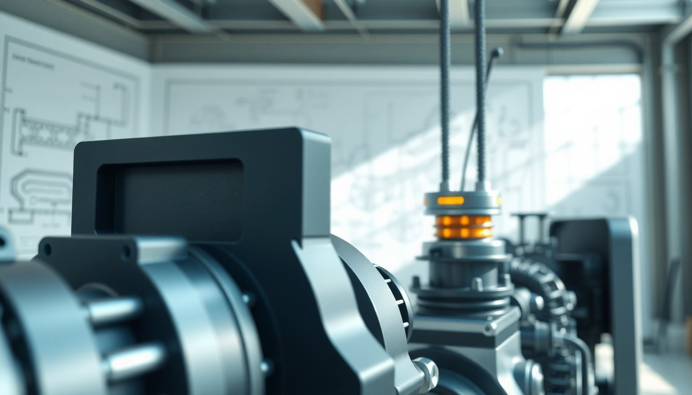 Technische Animation showcasing a detailed 3D model of a machine in an engineering space.