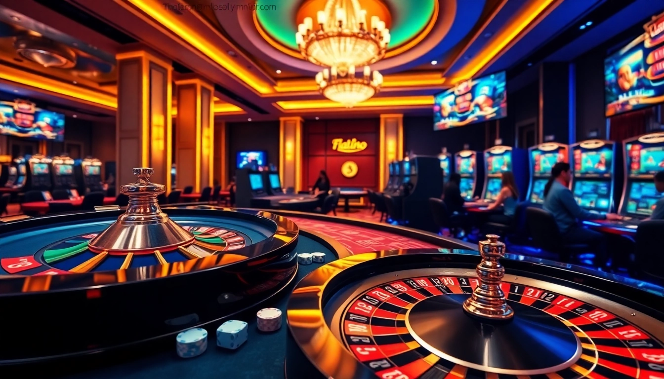 Experience thrilling gameplay at mm88.br.com with vibrant casino tables and stunning slot machines.