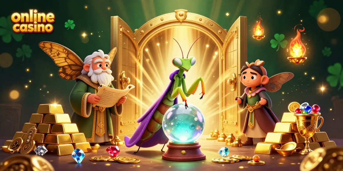 Experience magic at this online casino with a fortune teller and treasures galore.