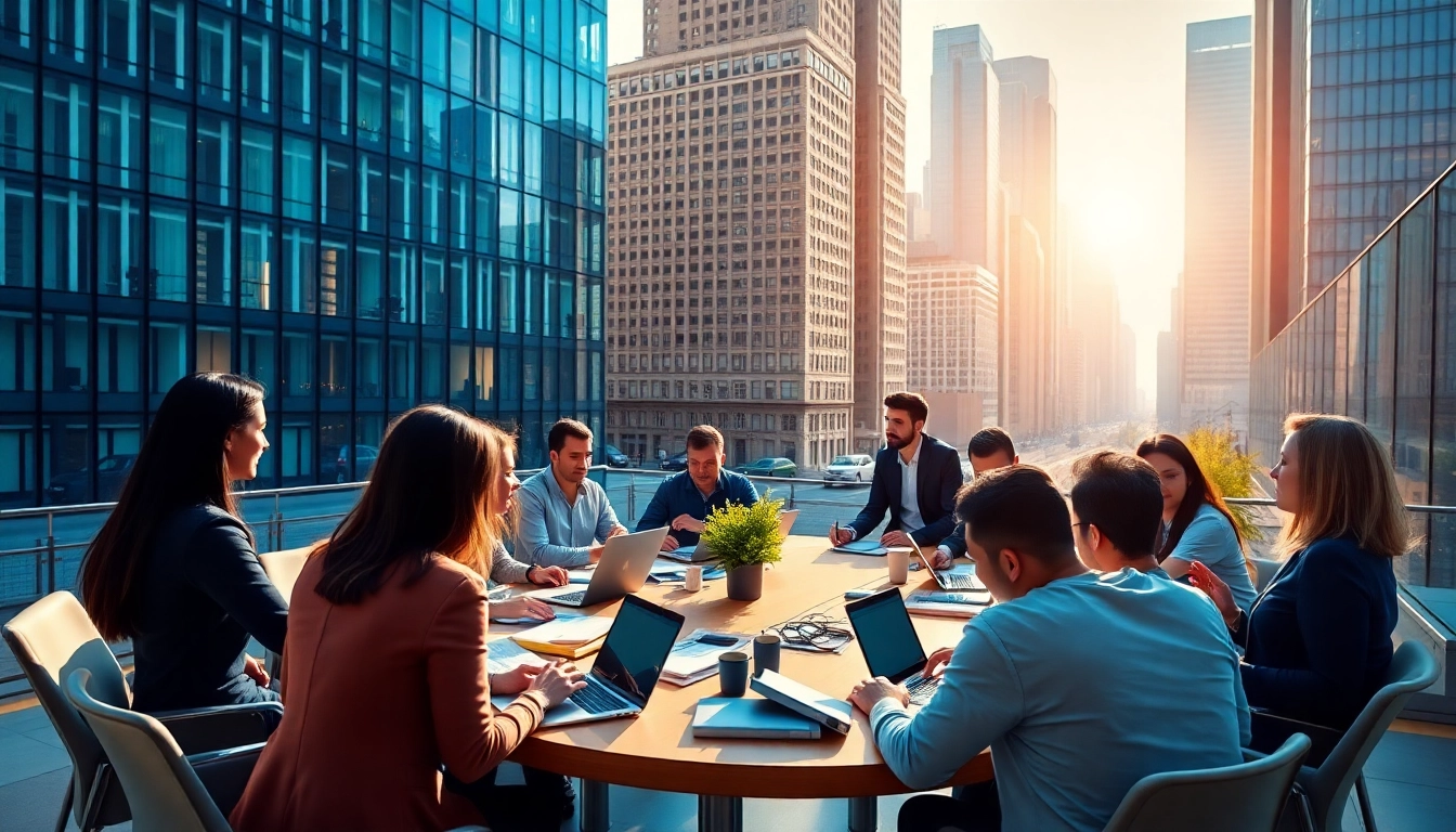 Engaging in free job post new york opportunities within a vibrant office environment.