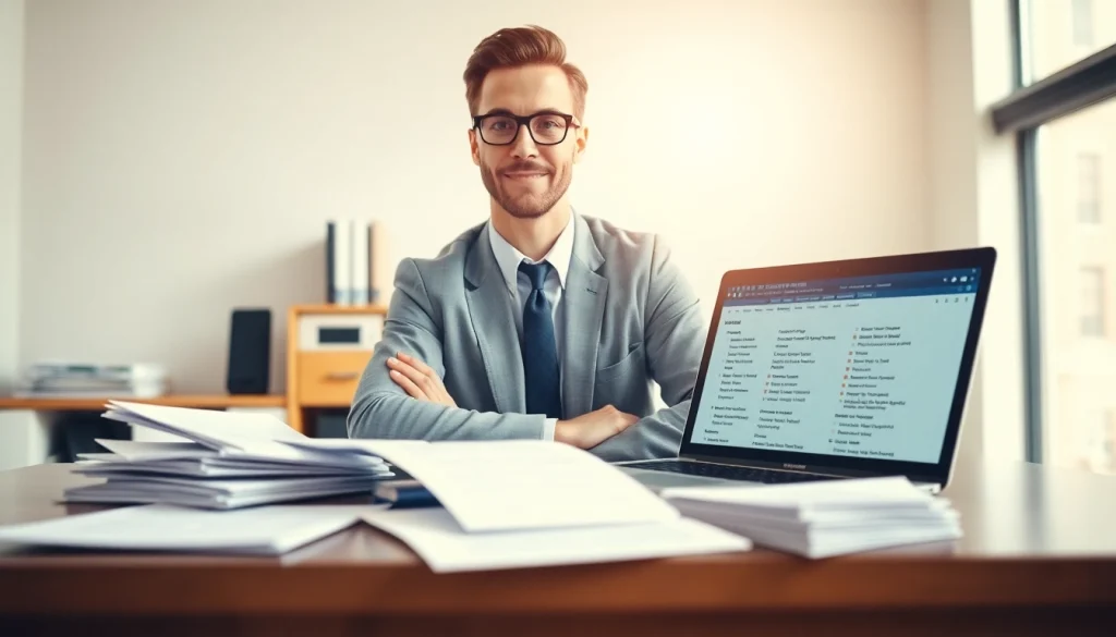 Implement registration and certification in Federal databases with a focused professional in an office.