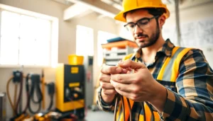 Engaged electrician apprentice focused on a wiring project in electrician apprenticeship hawaii.