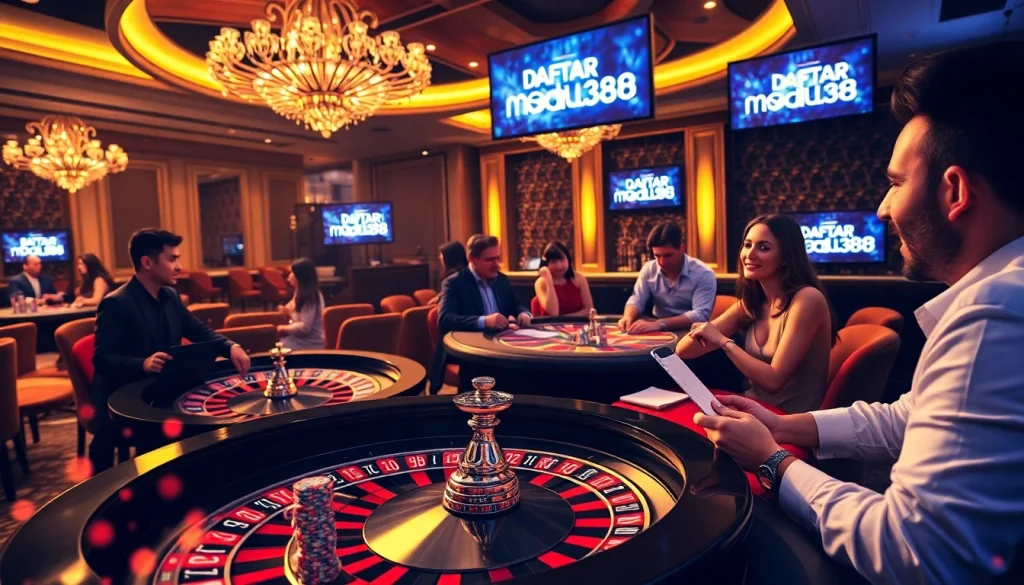 Experience the thrill of winning at Daftar Modal138 with a vibrant casino atmosphere.