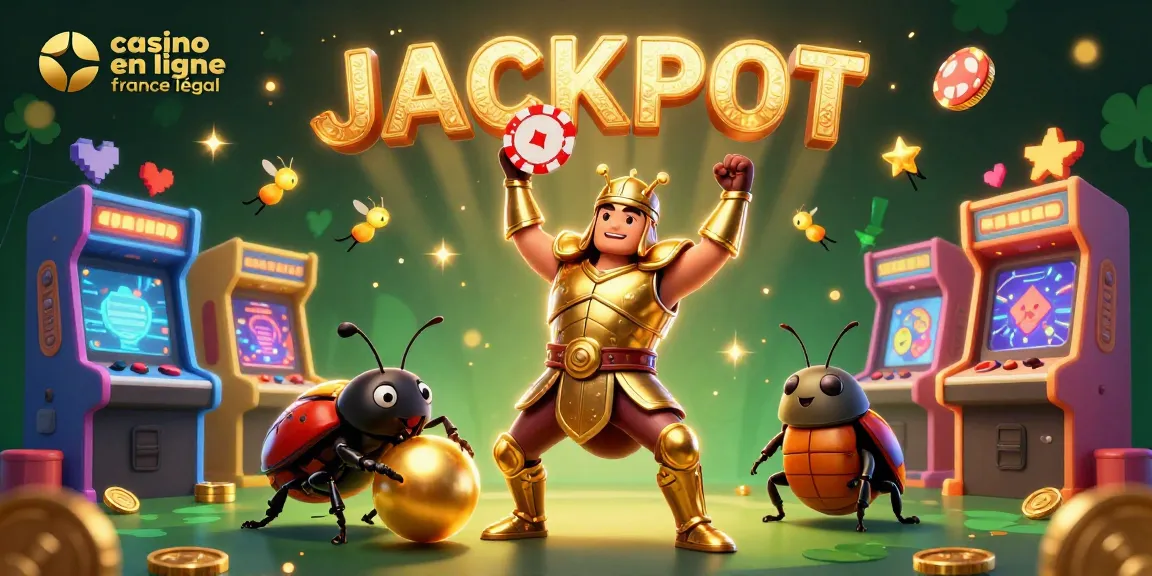 Gagnez avec le casino en ligne France légal à travers une illustration captivante.