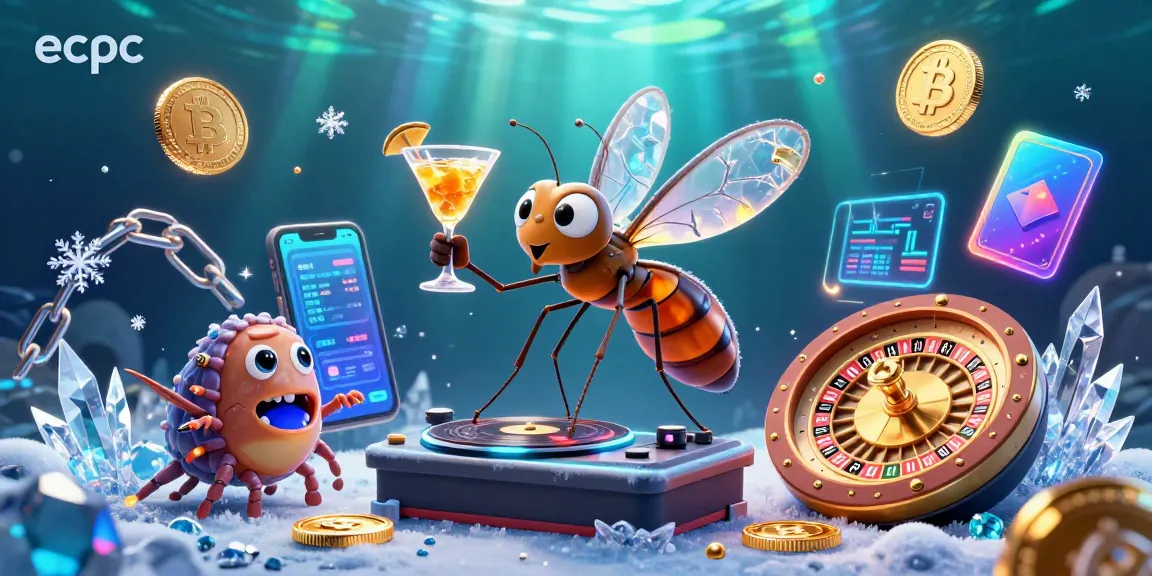 Experience exciting moments at ecpc casinos with a buzzing casino mascot and thrilling gameplay elements.