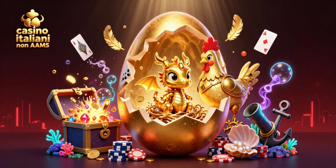 Gioca ai casino italiani non AAMS per vincite spettacolari tra draghi d'oro e fiches di poker.