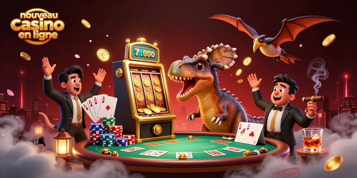 Le nouveau casino en ligne propose des machines à sous et un manager angoissé dans une scène dynamique.