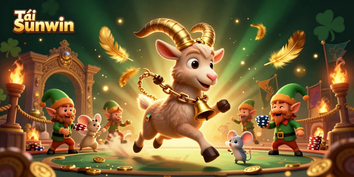 Experience Tải Sunwin with a bustling casino scene showcasing cartoon characters in an enchanting atmosphere.