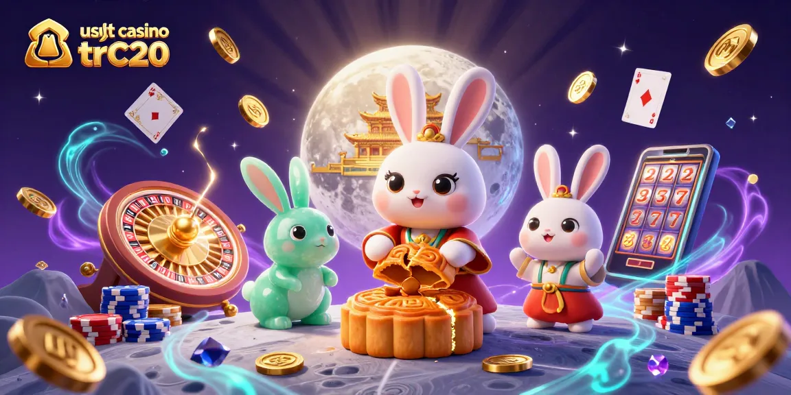 Scopri il mondo del casino usdt trc20 con un coniglio della luna che gioca e guadagna.