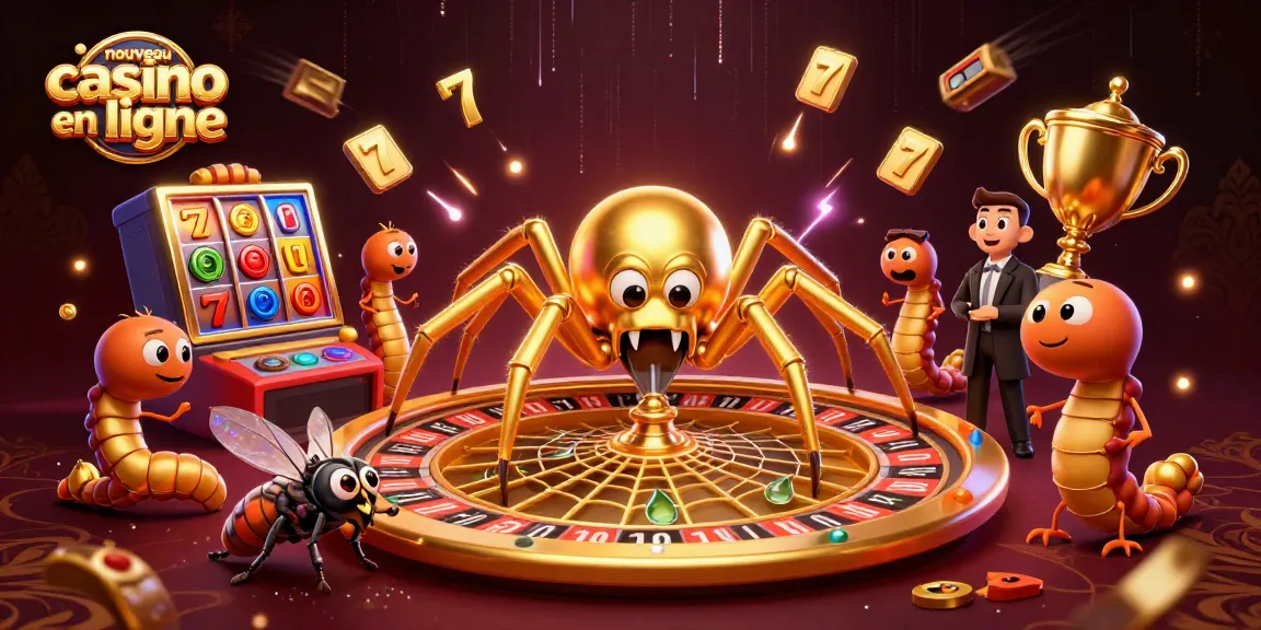 Découvrez les nouvelles fonctionnalités du nouveau casino en ligne avec cette illustration dynamique et captivante.